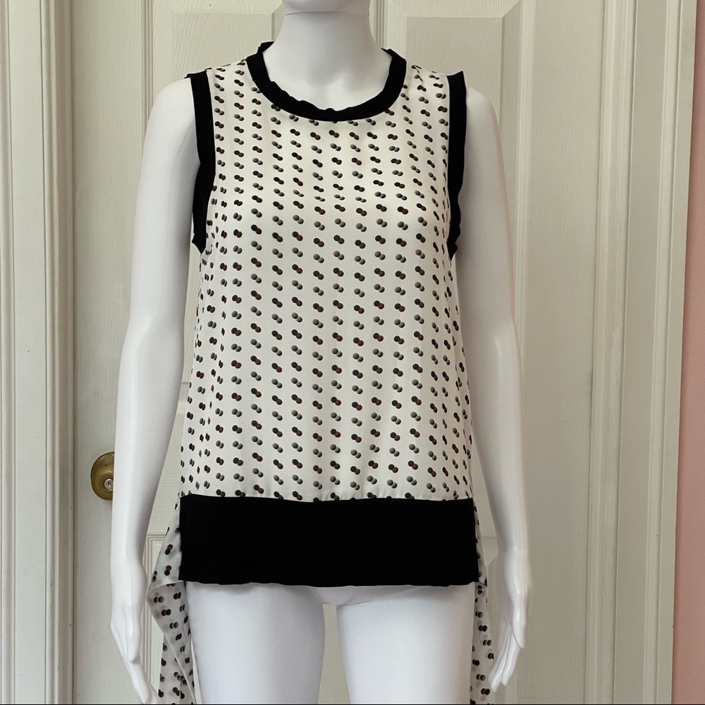 Trouve Belted Blouse size Small - Picture 3 of 9
